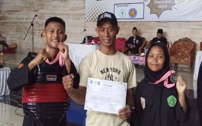 SMP Negeri 2 Margasari Memperoleh Juara pada Event Pencak Silat